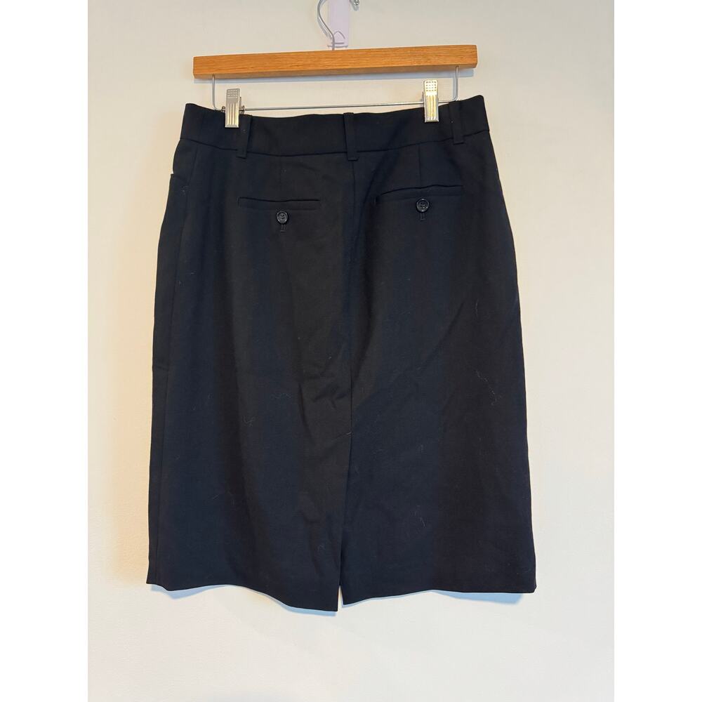 J.Crew Black Wool Pencil Skirt Women’s Size 6 Work Office Career Skirt - Picture 2 of 5